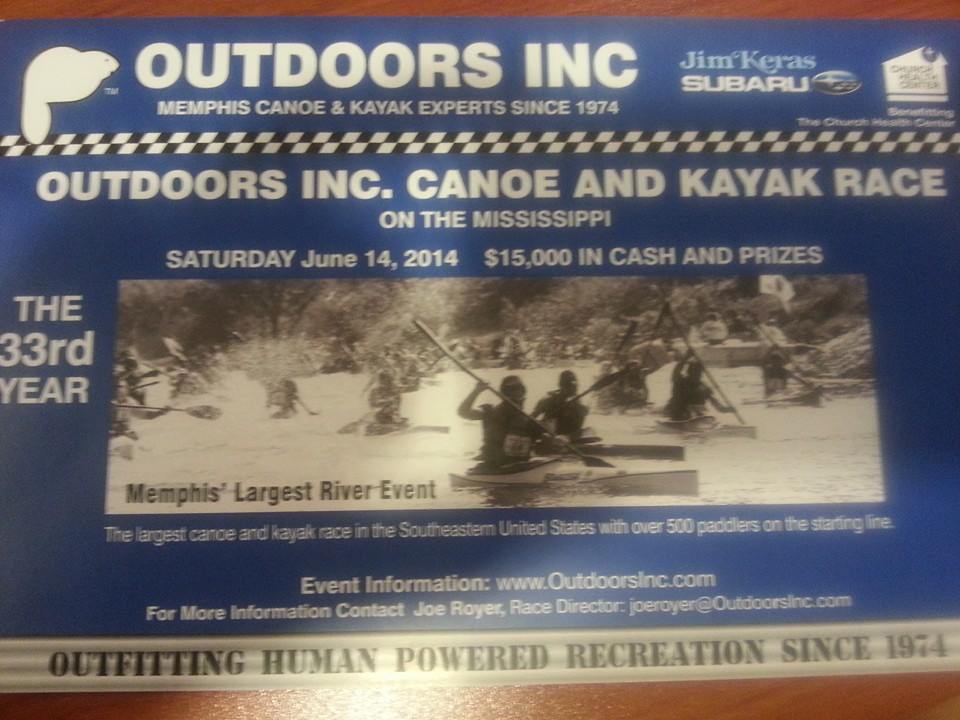  The 33nd Annual Outdoors Inc Canoe and Kayak Race 