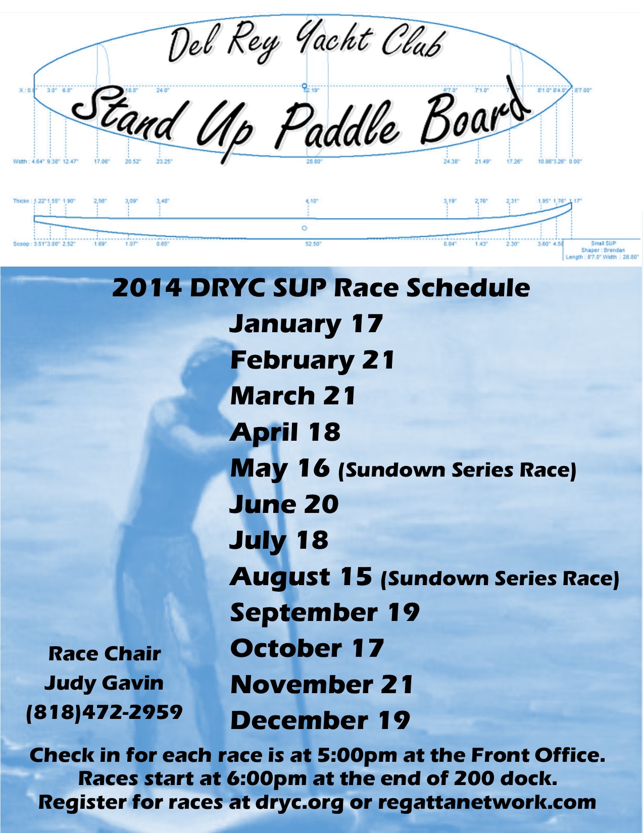 Del Rey Yacht Club SUP Race #10