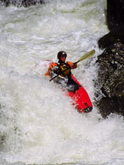 Colin on the Nevis river